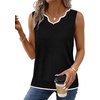 image:imageWIHOLL Womens V Neck Lightweight Sweaters Vest Dressy Casual Trendy Tank Tops AllSeason Cozy OutfitsBlack