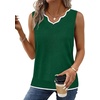 image:imageWIHOLL Womens V Neck Lightweight Sweaters Vest Dressy Casual Trendy Tank Tops AllSeason Cozy OutfitsGreen