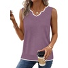 image:imageWIHOLL Womens V Neck Lightweight Sweaters Vest Dressy Casual Trendy Tank Tops AllSeason Cozy OutfitsLilac