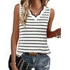 image:imageWIHOLL Womens V Neck Lightweight Sweaters Vest Dressy Casual Trendy Tank Tops AllSeason Cozy OutfitsZblackwhite