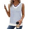 image:imageWIHOLL Womens V Neck Lightweight Sweaters Vest Dressy Casual Trendy Tank Tops AllSeason Cozy OutfitsZwhiteblue