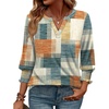 01-orange and Blue Plaid