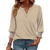 image:imageWIHOLL 34 Length Sleeve Womens Tops Summer Shirts Spring Vacation Outfits Dressy Casual Trendy Fall S3XL02stripe