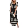 Floral Black Boho