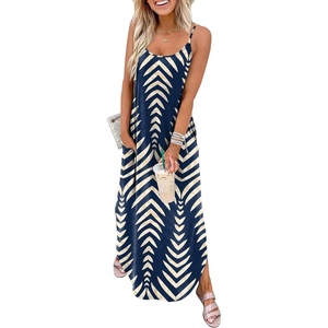 image:imageWIHOLL Womens Maxi Dresses for Women Casual Long Summer Sun Dresses 2026 Spaghetti Strap Hawaiian Vacation Outfits for WomenFloral Boho 6