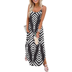 image:imageWIHOLL Womens Maxi Dresses for Women Casual Long Summer Sun Dresses 2026 Spaghetti Strap Hawaiian Vacation Outfits for WomenFloral Boho 7