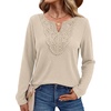 image:imageWIHOLL Long Sleeve Shirts for Women Boho Tops 2026 Fall Fashion ClothesApricot