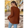 image:imageWIHOLL Long Sleeve Shirts for Women Boho Tops 2026 Fall Fashion ClothesCaramel