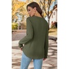 image:imageWIHOLL Long Sleeve Shirts for Women Boho Tops 2026 Fall Fashion ClothesGreen