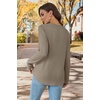 image:imageWIHOLL Long Sleeve Shirts for Women Boho Tops 2026 Fall Fashion ClothesKhaki