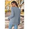 image:imageWIHOLL Long Sleeve Shirts for Women Boho Tops 2026 Fall Fashion ClothesLight Blue