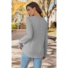 image:imageWIHOLL Long Sleeve Shirts for Women Boho Tops 2026 Fall Fashion ClothesLight Gray