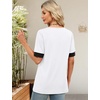 image:imageWIHOLL Womens Tops Boho Summer Outfits 2026 Short Sleeve Shirts with Bottons Beach Vacation Clothes Casual S3XL01white