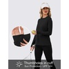 image:imageWIHOLL Workout Tops for Women Long Sleeve Sun Shirt UPF 50 UV Protection Running Hiking Clothes Quick Dry Athletic TopsBlack