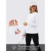 image:imageWIHOLL Workout Tops for Women Long Sleeve Sun Shirt UPF 50 UV Protection Running Hiking Clothes Quick Dry Athletic TopsWhite