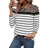 image:imageWIHOLL Long Sleeve Shirts for Women Leopard Tops Fall Fashion Outfits 2026