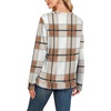 image:imageWIHOLL  Crewneck Sweatshirt  for Women Long Sleeve Shirts Fall OutfitsBrown Plaid