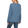 image:imageWIHOLL  Crewneck Sweatshirt  for Women Long Sleeve Shirts Fall OutfitsDustyblue
