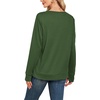 image:imageWIHOLL  Crewneck Sweatshirt  for Women Long Sleeve Shirts Fall OutfitsGreen