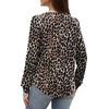 image:imageWIHOLL Blouses for Women Dressy Casual Long Sleeve Shirts Fall FashionBlack Leopard