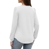 image:imageWIHOLL Blouses for Women Dressy Casual Long Sleeve Shirts Fall FashionWhite
