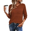 image:imageWIHOLL Fall Outfits for Women 2026 Hollow Out Knit Sweater Fashion ClothingCaramel