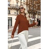 image:imageWIHOLL Fall Outfits for Women 2026 Hollow Out Knit Sweater Fashion ClothingCaramel