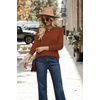 image:imageWIHOLL Fall Outfits for Women 2026 Hollow Out Knit Sweater Fashion ClothingCaramel