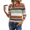 image:imageWIHOLL Fall Outfits for Women 2026 Hollow Out Knit Sweater Fashion ClothingCaramel Green Apricot