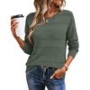 image:imageWIHOLL Fall Outfits for Women 2026 Hollow Out Knit Sweater Fashion ClothingGreen