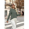 image:imageWIHOLL Fall Outfits for Women 2026 Hollow Out Knit Sweater Fashion ClothingGreen