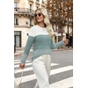 image:imageWIHOLL Fall Outfits for Women 2026 Hollow Out Knit Sweater Fashion ClothingGreen Apricot