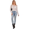 image:imageWIHOLL Lace Tops for Women Mesh Leopard Shirt Fashion Clothing Fall OutfitsClassic White