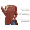 image:imageWIHOLL Long Sleeve Shirts for Women Buttons Cuff Tunic Tops Casual Fall Lightweight Sweaters Fashion 2025Acaramel