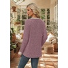 image:imageWIHOLL Long Sleeve Shirts for Women Lightweight Sweaters Fall Outfits 2026 Color Block Winter Clothing Dressy Casual SoftMauve