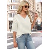 image:imageWIHOLL Oversized 34 Length Sleeve Womens Sweaters Crochet Fall Outfits0white Khaki