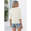 image:imageWIHOLL Oversized 34 Length Sleeve Womens Sweaters Crochet Fall Outfits0white Khaki