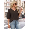image:imageWIHOLL Oversized 34 Length Sleeve Womens Sweaters Crochet Fall OutfitsCoffee