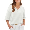 image:imageWIHOLL Oversized 34 Length Sleeve Womens Sweaters Crochet Fall OutfitsWhite