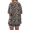 image:imageWIHOLL Oversized Tshirts for Women 2026 Summer Tops Short Sleeve V Neck Shirts Basic TeeLeopard