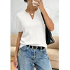 image:imageWIHOLL Short Sleeve Sweater Tops 2026 Spring Summer Trendy Knit Business Casual Essential V Neck Sweaters01  White