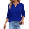 image:imageWIHOLL Sweaters for Women Long Sleeve Fits V Neck Knit 2026 Fall OutfitsBlue