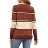 image:imageWIHOLL Sweaters for Women Long Sleeve Fits V Neck Knit 2026 Fall OutfitsBurnt Orange
