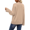 image:imageWIHOLL Womens Sweaters Crew Neck Fall Tops Trendy Long Sleeve Shirts Fashion Womens ClothingApricot
