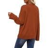 image:imageWIHOLL Womens Sweaters Crew Neck Fall Tops Trendy Long Sleeve Shirts Fashion Womens ClothingCaramel