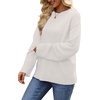 image:imageWIHOLL Womens Sweaters Crew Neck Fall Tops Trendy Long Sleeve Shirts Fashion Womens ClothingClassic White