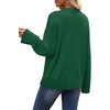 image:imageWIHOLL Womens Sweaters Crew Neck Fall Tops Trendy Long Sleeve Shirts Fashion Womens ClothingGreen