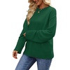 image:imageWIHOLL Womens Sweaters Crew Neck Fall Tops Trendy Long Sleeve Shirts Fashion Womens ClothingGreen