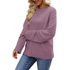 image:imageWIHOLL Womens Sweaters Crew Neck Fall Tops Trendy Long Sleeve Shirts Fashion Womens ClothingPurple