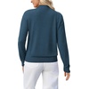 image:imageWIHOLL Womens Sweaters Mock Neck Long Sleeve Tops Fall Outfits Fashion 2026Blue